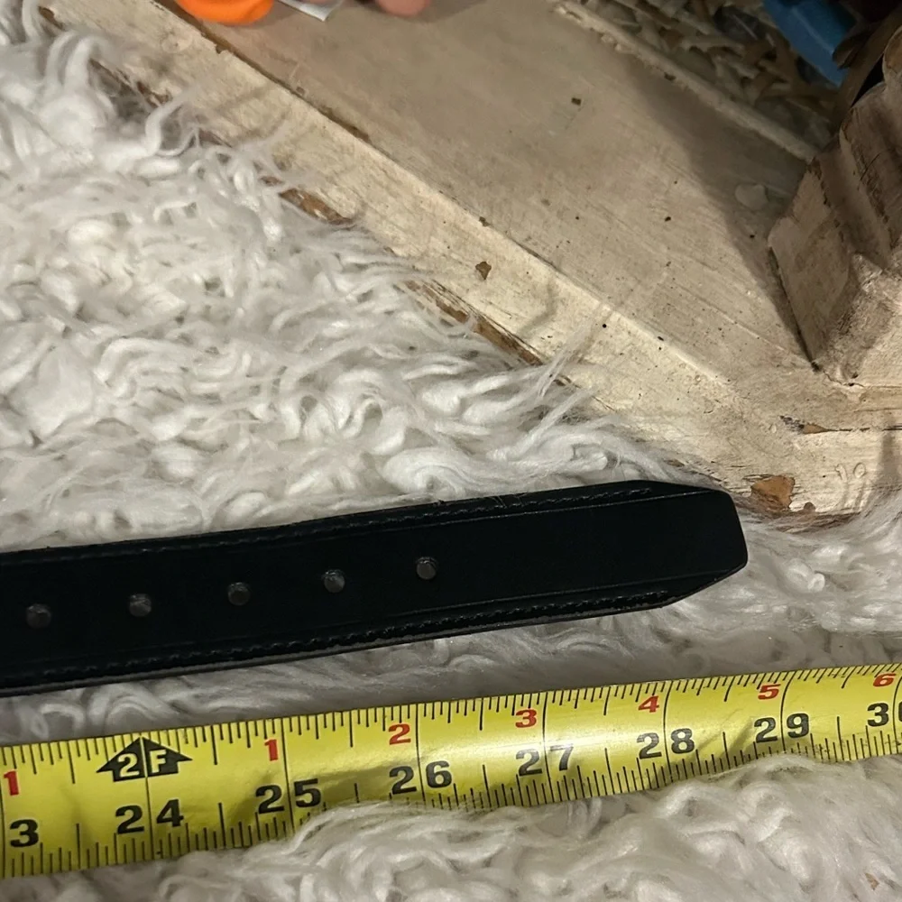 DICKIES Boy's Black brown reversible belt Leather total 29” small